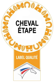 Label Cheval Étape.
